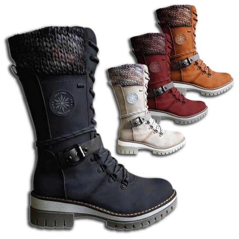 FrostLuxe™ - Wasserdichte hohe Schnürstiefel