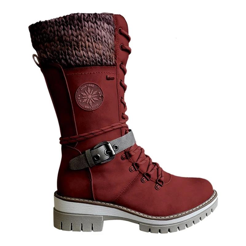 FrostLuxe™ - Wasserdichte hohe Schnürstiefel