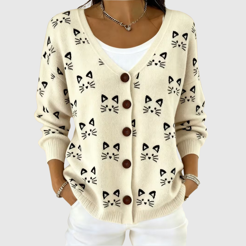 Gemütlicher Strick-Cardigan mit Knopfverschluss