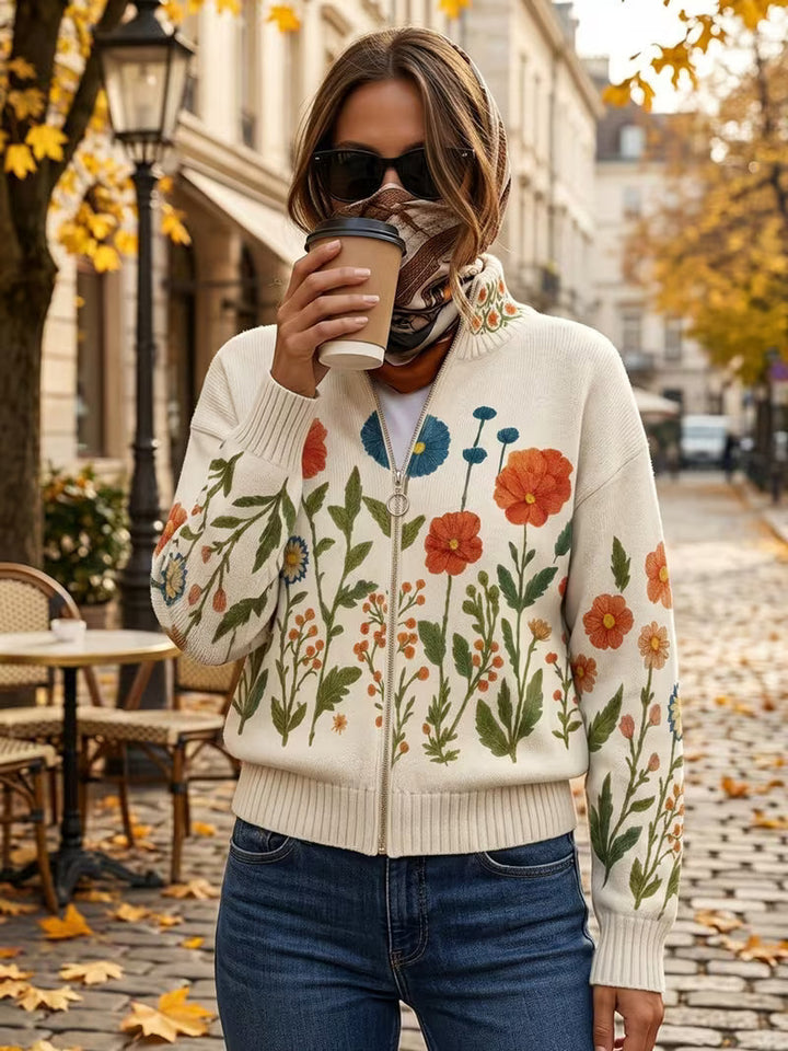 Doris™ | Cardigan im Sommerwiesen-Design