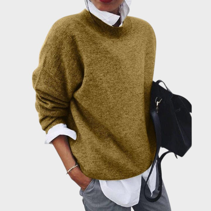 Tavessa Sofia – Beige Cashmere Sweater
