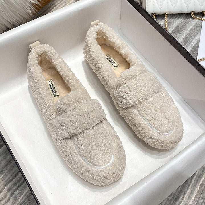 Solenne | Elegante Damenmokassins mit warmem Design