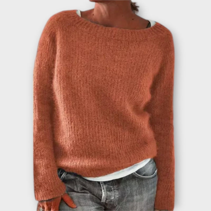 Tavessa Bruna – Oversized Strickpullover in Schwarz