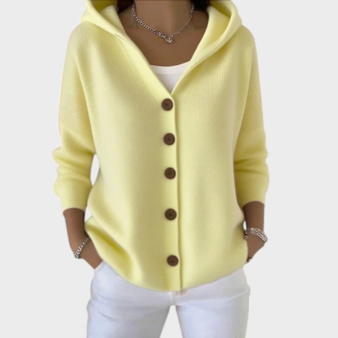 Tavessa Leonor – Beige Cotton Cardigan
