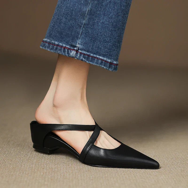 Isabella | Moderne Und Elegante Leder-Pantoletten