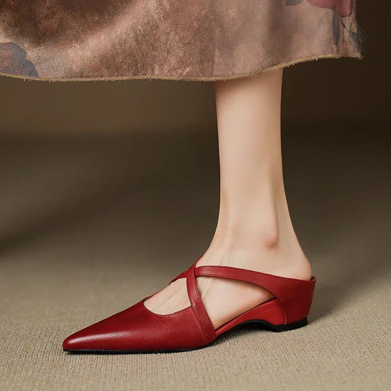 Isabella | Moderne Und Elegante Leder-Pantoletten