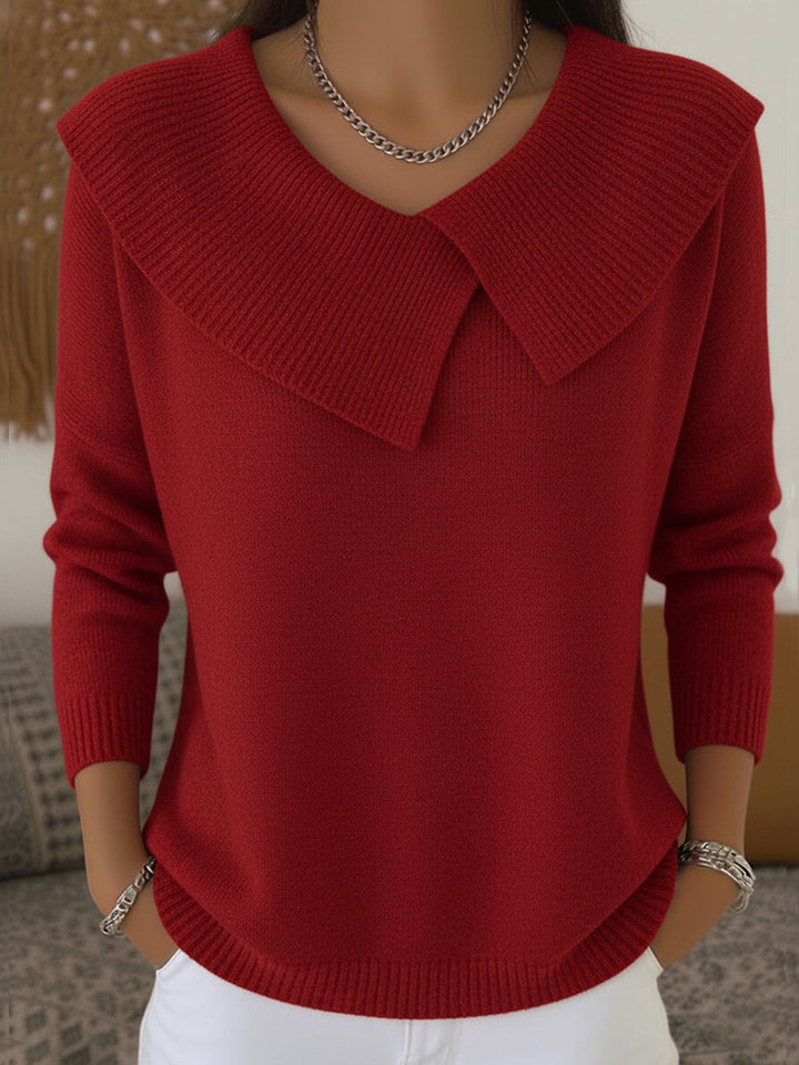 Tavessa Helena – Gemütlicher Pullover mit Kragen