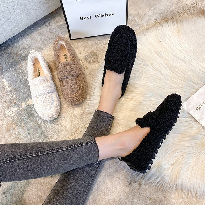 Solenne | Elegante Damenmokassins mit warmem Design