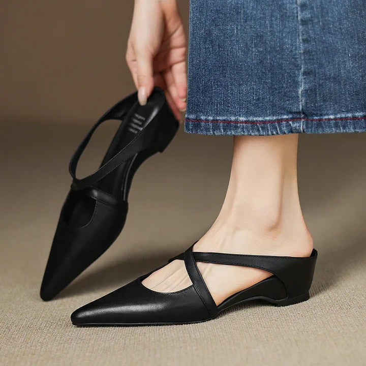 Isabella | Moderne Und Elegante Leder-Pantoletten