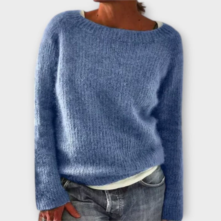 Tavessa Bruna – Oversized Strickpullover in Schwarz