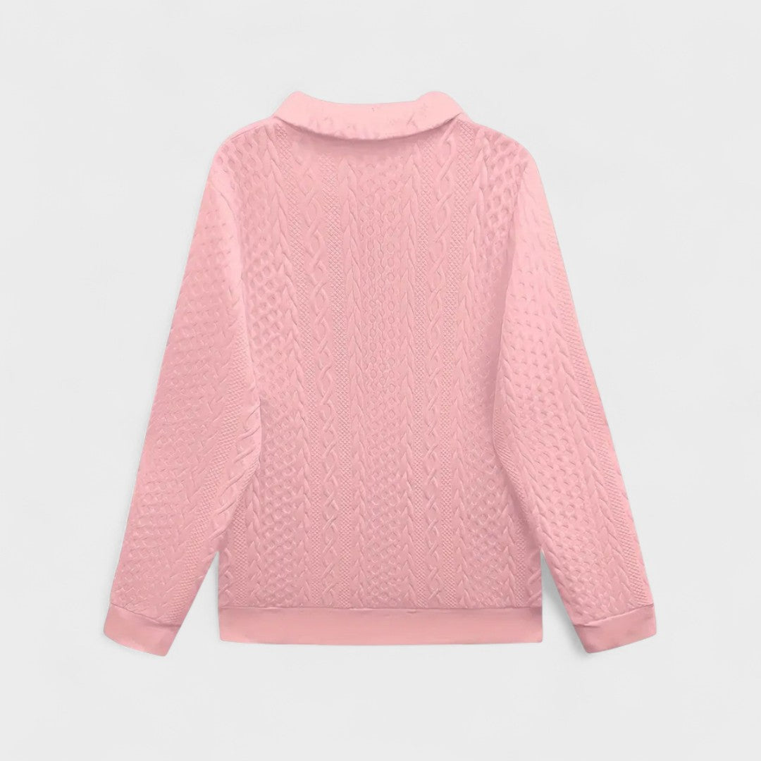 Tavessa Paula – Pullover mit halblangem Reißverschluss