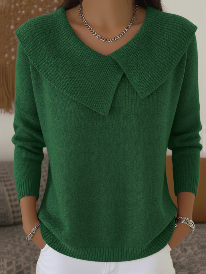 Tavessa Helena – Gemütlicher Pullover mit Kragen