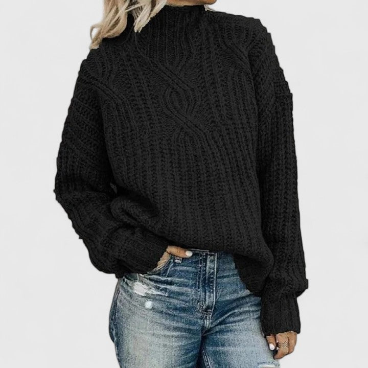 Isabella | Gemütlicher Und Stilvoller Zopfstrickpullover Für Damen