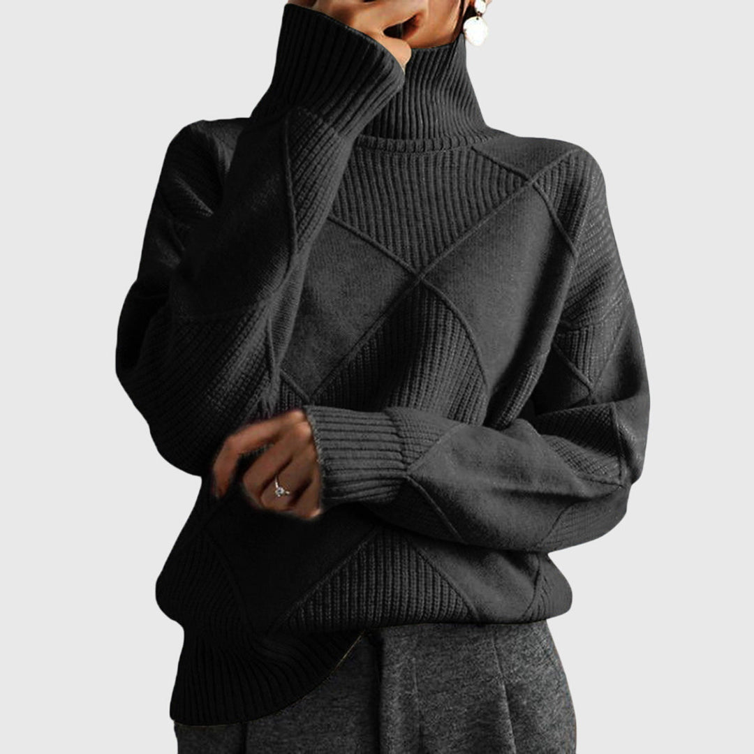 Hannah | Moderner Und Eleganter Rollkragenpullover Für Damen