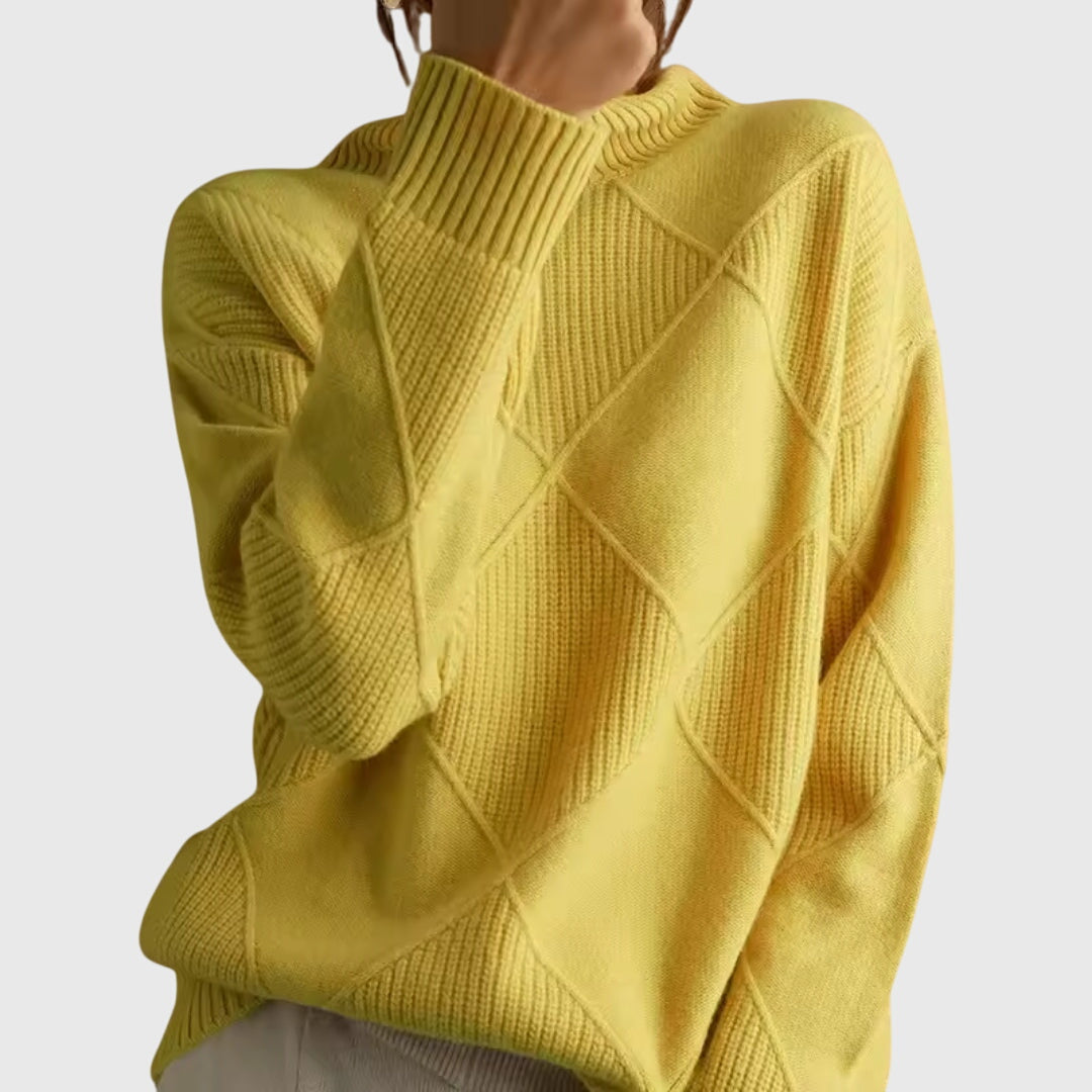 Hannah | Moderner Und Eleganter Rollkragenpullover Für Damen