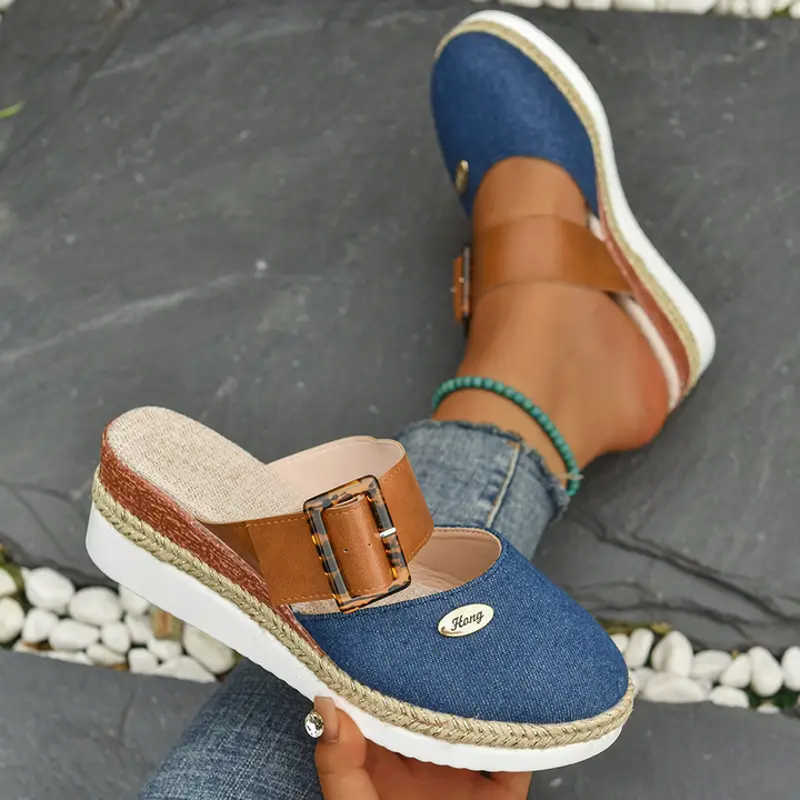Antonia | Atmungsaktive Orthopädische Sandalen mit Plattform für ultimativen Komfort