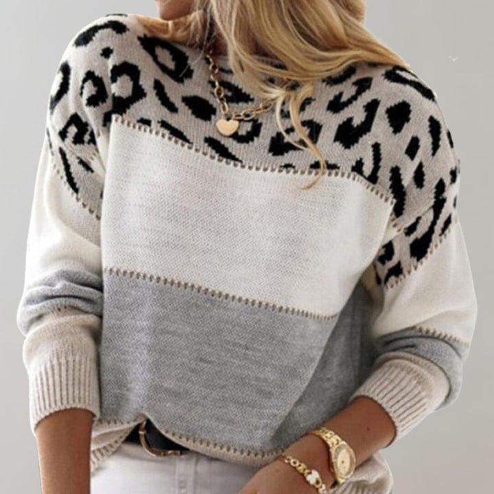 Tavessa Alice – Pullover mit Leopardenmuster
