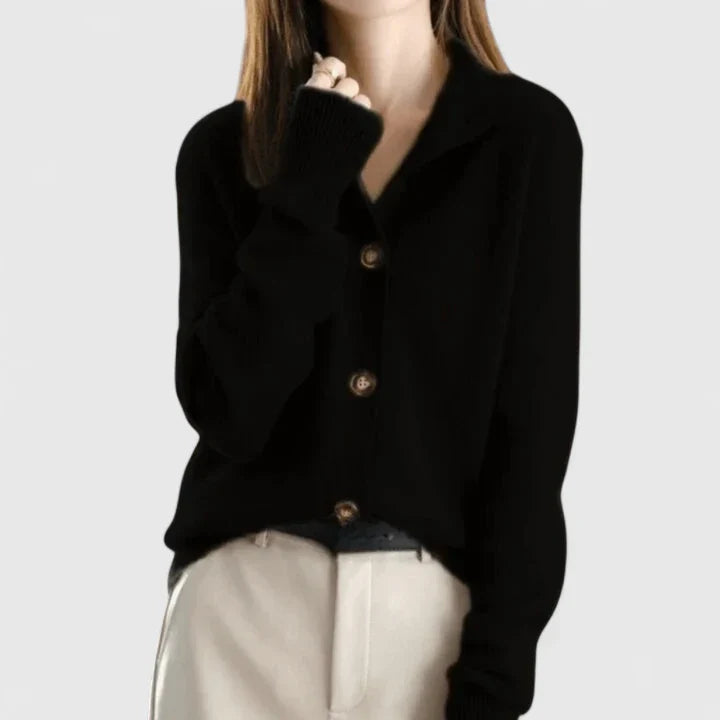Gabriele | Weiche Und Elegante Strickjacke Für Damen