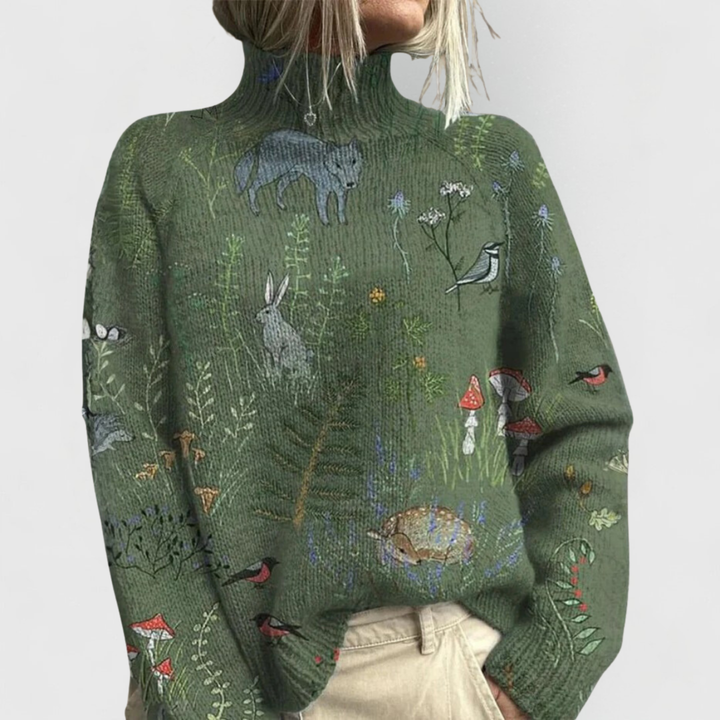 Valerie | Eleganter Und Gemütlicher Rollkragenpullover Für Damen