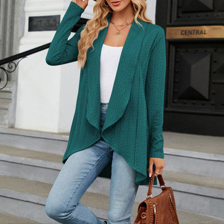 Sophia | Elegante Lange Strickjacke Für Damen