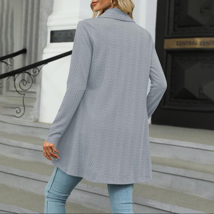 Sophia | Elegante Lange Strickjacke Für Damen