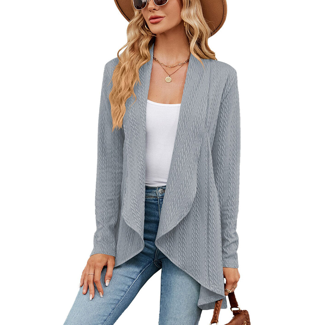 Sophia | Elegante Lange Strickjacke Für Damen