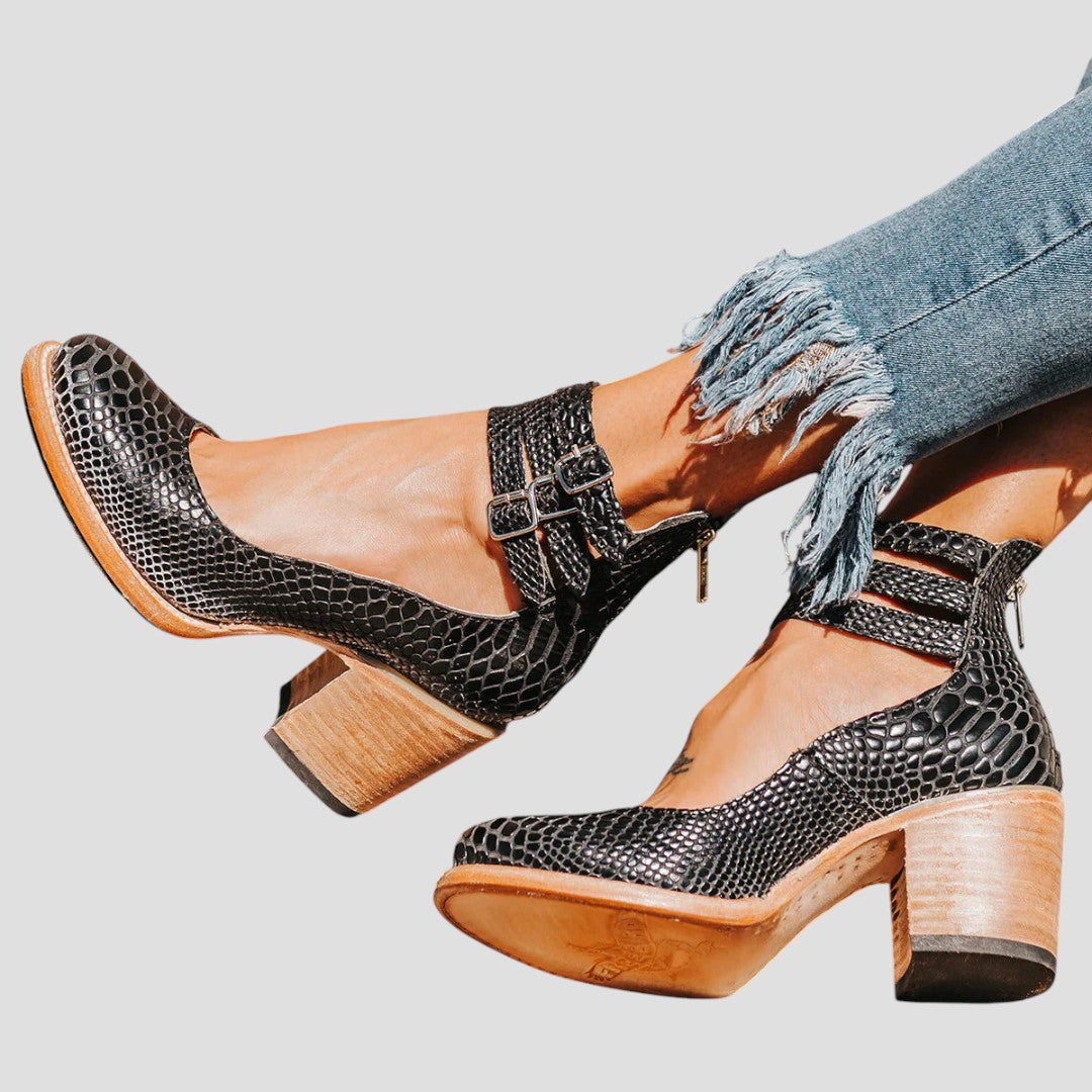 Emilia | Stilvolle Und Bequeme Damenstiefel Mit Blockabsatz
