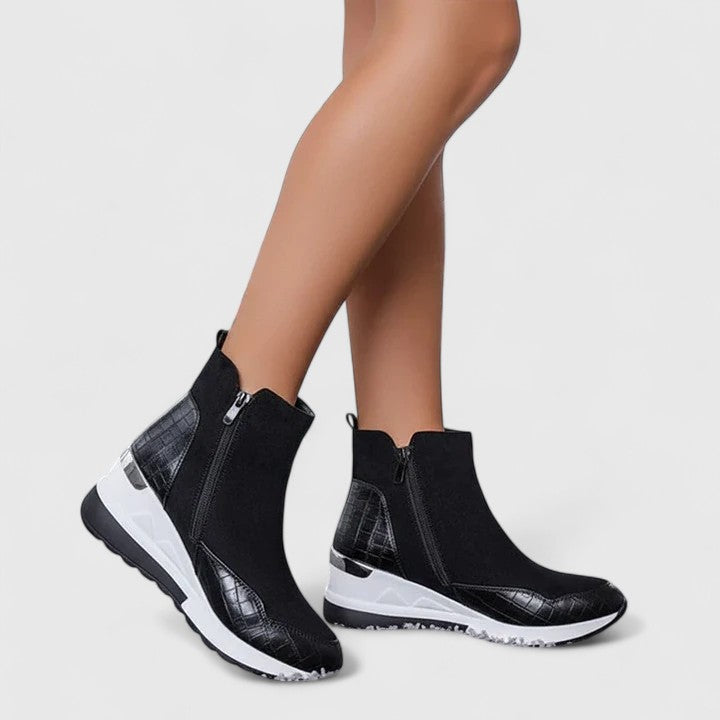 Amelie | Orthopädische Keilstiefel Mit Elegantem Design