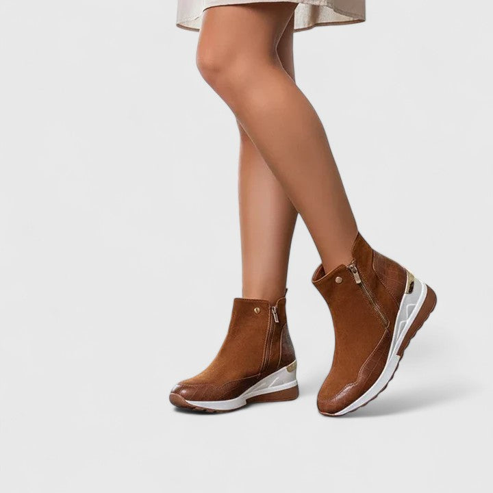 Amelie | Orthopädische Keilstiefel Mit Elegantem Design