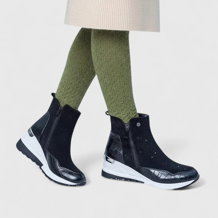 Amelie | Orthopädische Keilstiefel Mit Elegantem Design