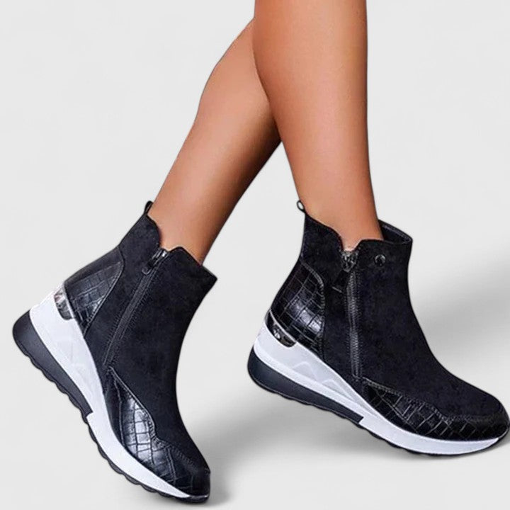 Amelie | Orthopädische Keilstiefel Mit Elegantem Design