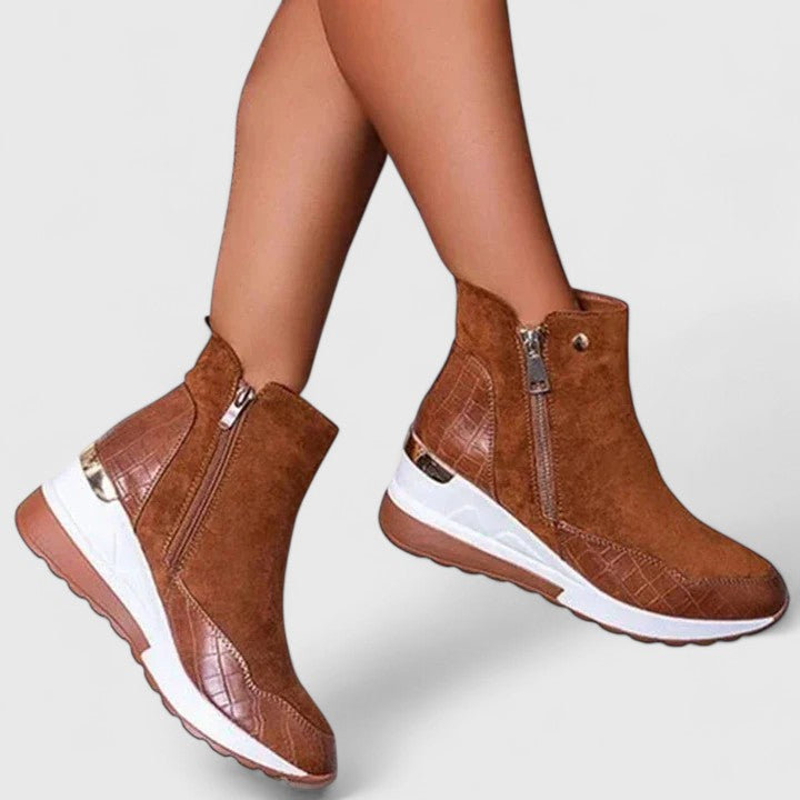 Amelie | Orthopädische Keilstiefel Mit Elegantem Design