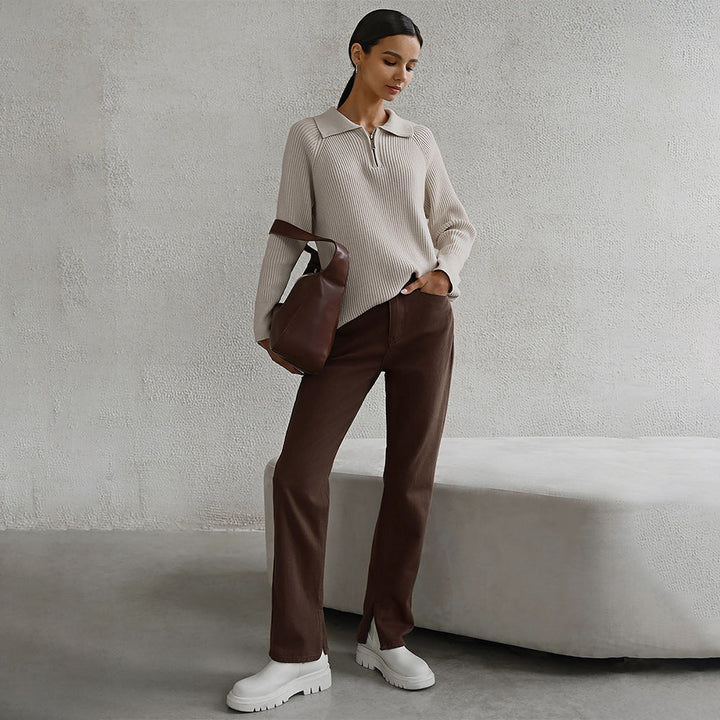 Mathilda | Weicher Strickpullover Mit Zeitlosem Alltagsstil