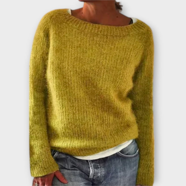 Ines™ | Pullover in gemütlichem Senfgelb