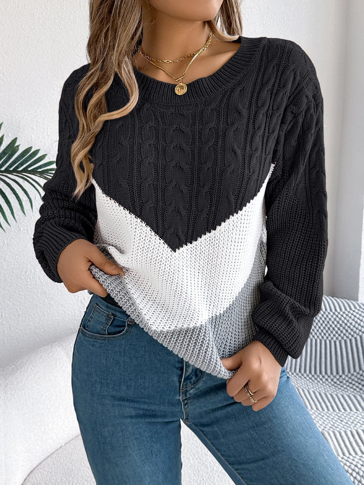 Freya | Chevron Strickpullover Mit Modernem Muster Und Kuscheligem Komfort