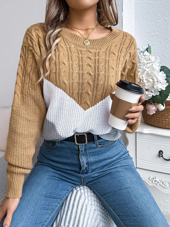 Freya | Chevron Strickpullover Mit Modernem Muster Und Kuscheligem Komfort