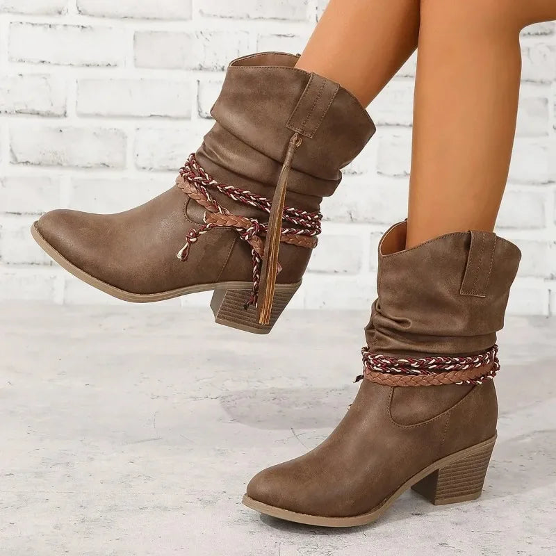 Mathilda | Stilvolle Und Bequeme Damen-Westernstiefel Im Boho-Chic