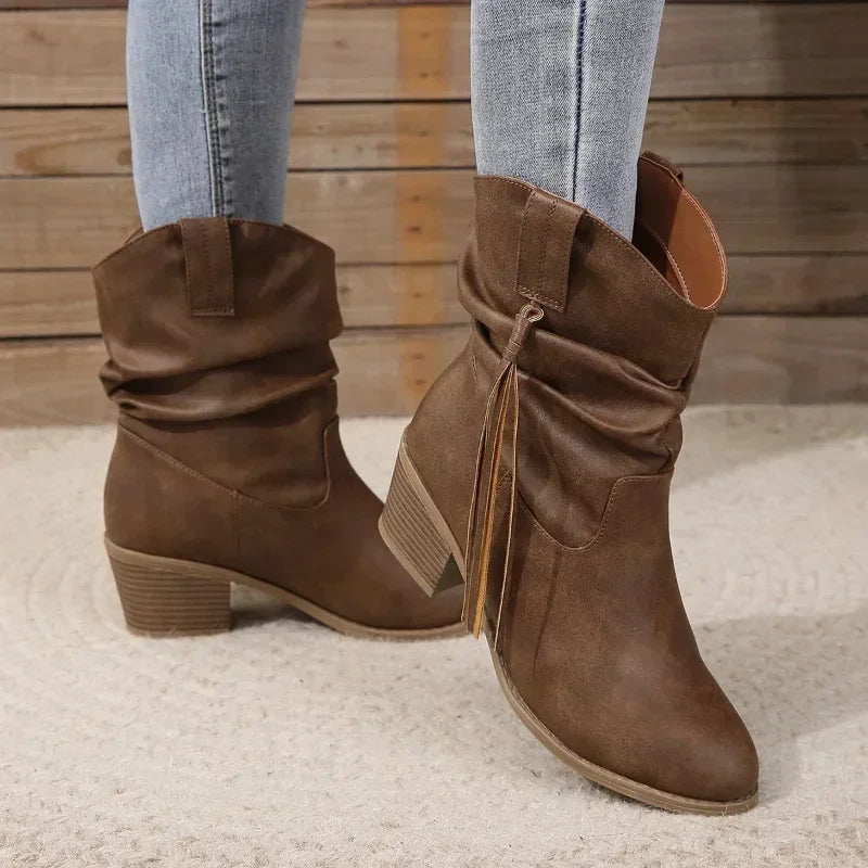 Mathilda | Stilvolle Und Bequeme Damen-Westernstiefel Im Boho-Chic