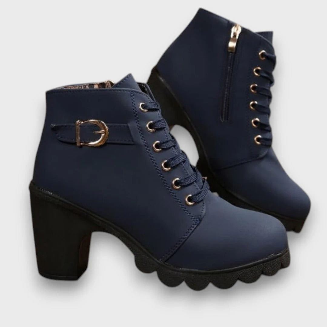 Lorena™ | Premium Kunstleder Stiefeletten