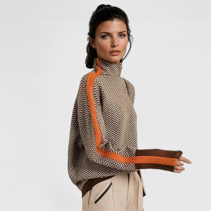 Maya | Moderner Und Stilvoller Strickpullover Für Damen