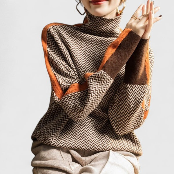 Maya | Moderner Und Stilvoller Strickpullover Für Damen