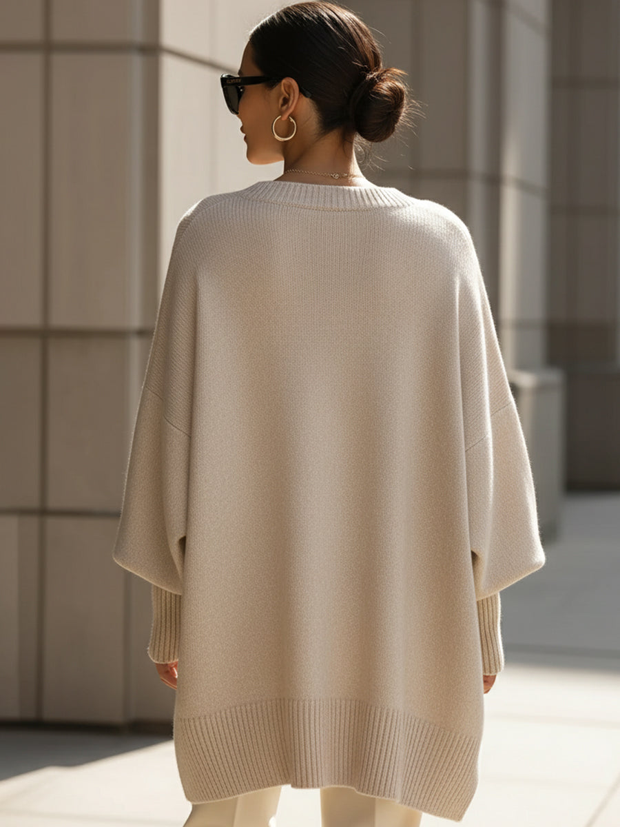 Emma | Oversize Wollmischpullover Mit Modernem Komfort