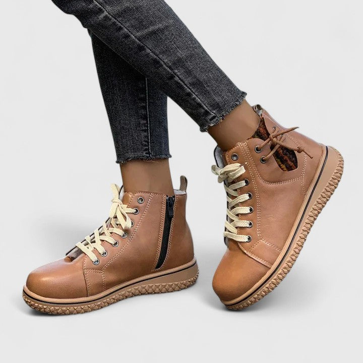 Lena | Orthopädische Winterstiefel Im Boho-Stil Für Damen