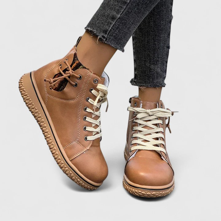 Lena | Orthopädische Winterstiefel Im Boho-Stil Für Damen