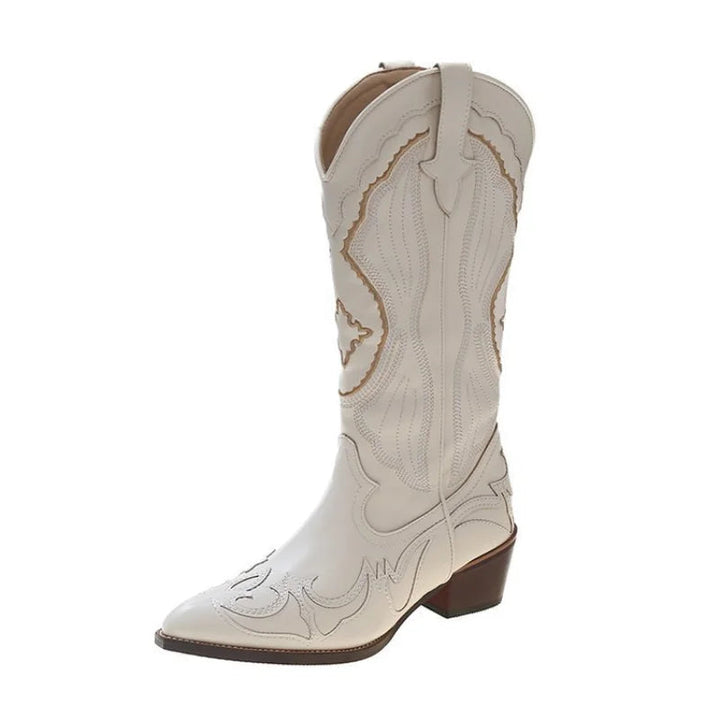 Amelie | Bequeme Damen-Cowboystiefel Im Modernen Western-Look