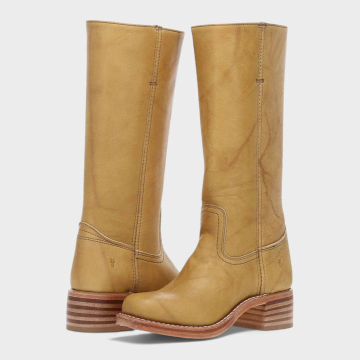 Theresa | Elegante Und Klassische Kniehohe Damenstiefel Im Reitstil