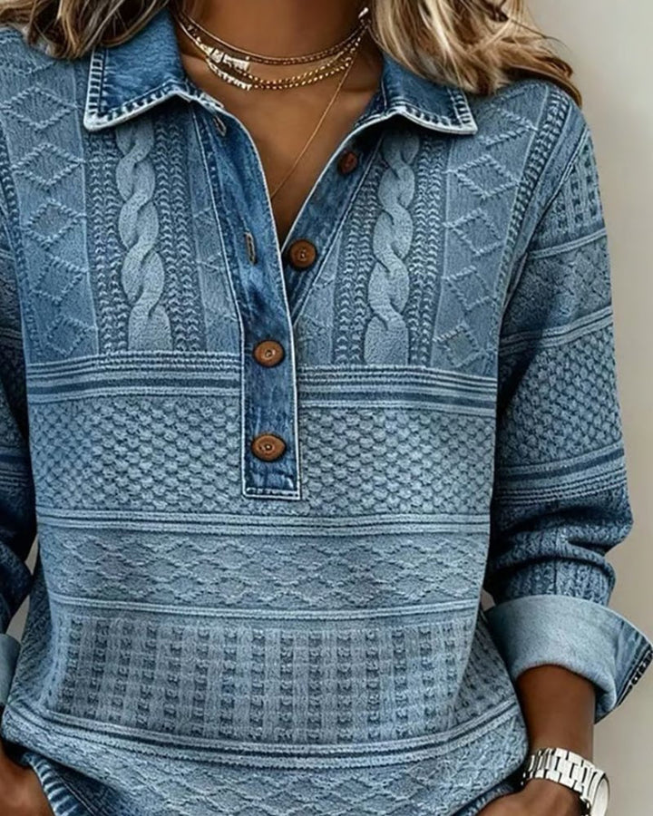 Lisa | Eleganter und bequemer Zopfmuster-Pullover