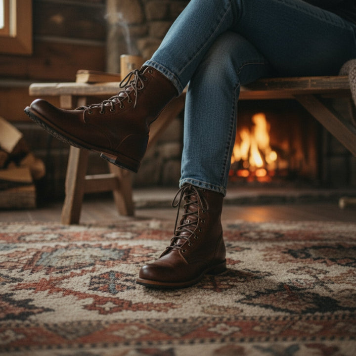 Amara | Elegante Schnürstiefel Mit Zeitloser Urbaner Raffinesse