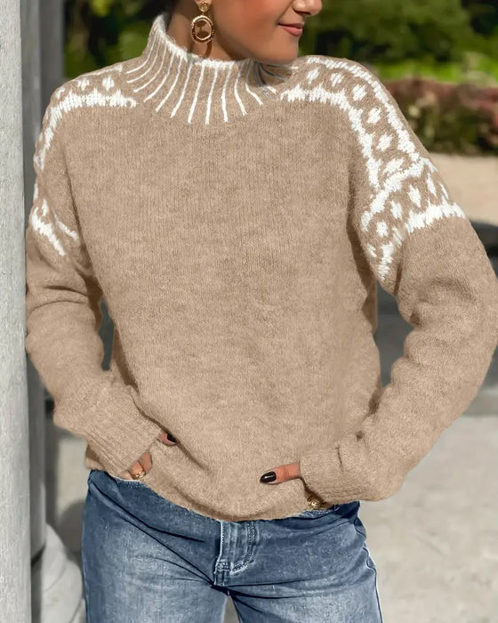 Mia | Warmer Und Eleganter Strickpullover Für Damen