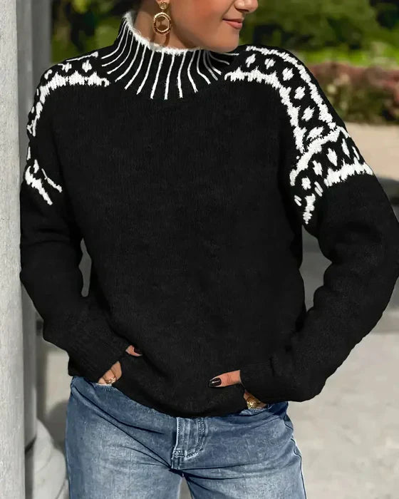 Mia | Warmer Und Eleganter Strickpullover Für Damen